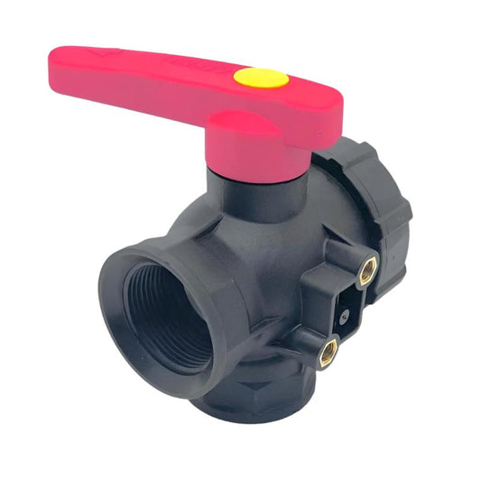 Arag 3 Way Ball Valve Continuous Flow BSP