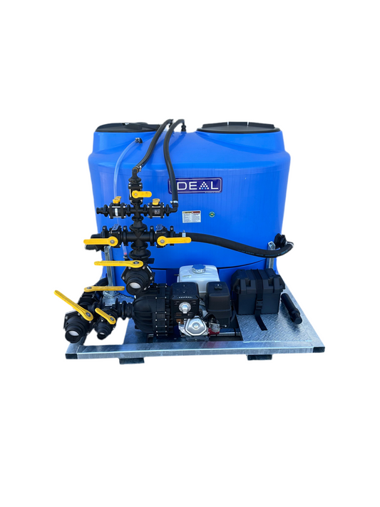 Ideal 1200L Chemical Batch Mixer Vat Banjo E/START