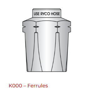 RYCO - Field Attachable K000 Ferrules (6000 Series)