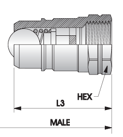 RYCO - Single Acting Sleeve Ball Check Valve (MALE/FEMALE)