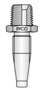 RYCO - field Attachable Inserts BSPT MALE (6010)