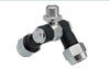 Braglia Swivel Nozzle Double 1/4 Inch BSPM Includes Caps 264.612.171