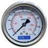 Ideal Pressure Gauge 63MM (2.5”) 1/4” BSPT Rear Inlet