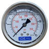 Ideal Pressure Gauge 63MM (2.5”) 1/4” BSPT Rear Inlet